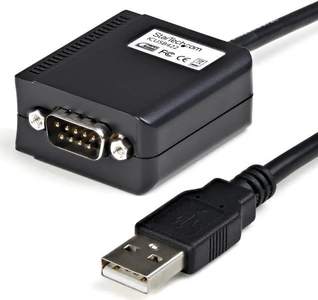 Main image of StarTech.com Model ICUSB422 6 ft. Professional RS422/485 USB Serial Cable Adapter w/ COM Retention