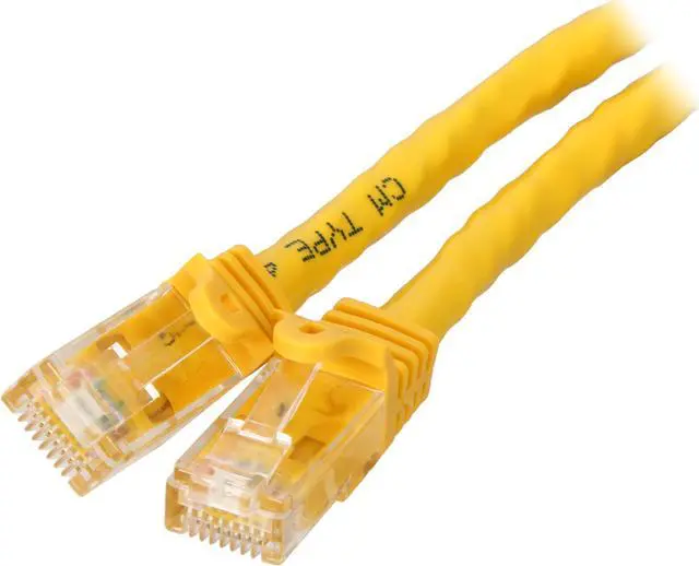 Main image of StarTech.com N6PATCH100Y 100 ft. Cat 6 Yellow Snagless UTP Patch Cable - ETL Verified