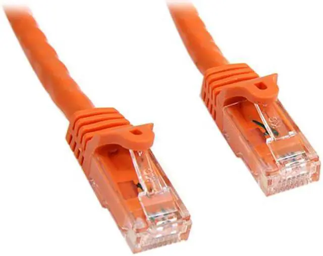 Main image of StarTech.com N6PATCH75OR 75 ft. Cat 6 Orange Snagless UTP Patch Cable - ETL Verified