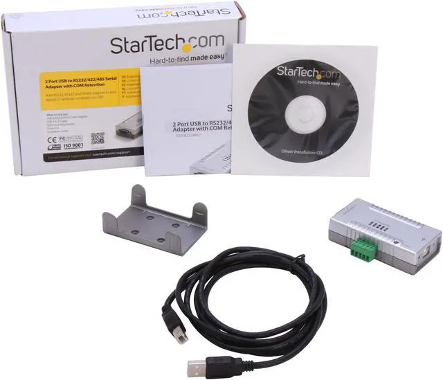 Alt view image 7 of 7 - StarTech.com ICUSB2324852 USB to Serial Adapter - 2 Port - RS232 RS422 RS485 - COM Port Retention - FTDI USB to Serial Adapter - USB Serial