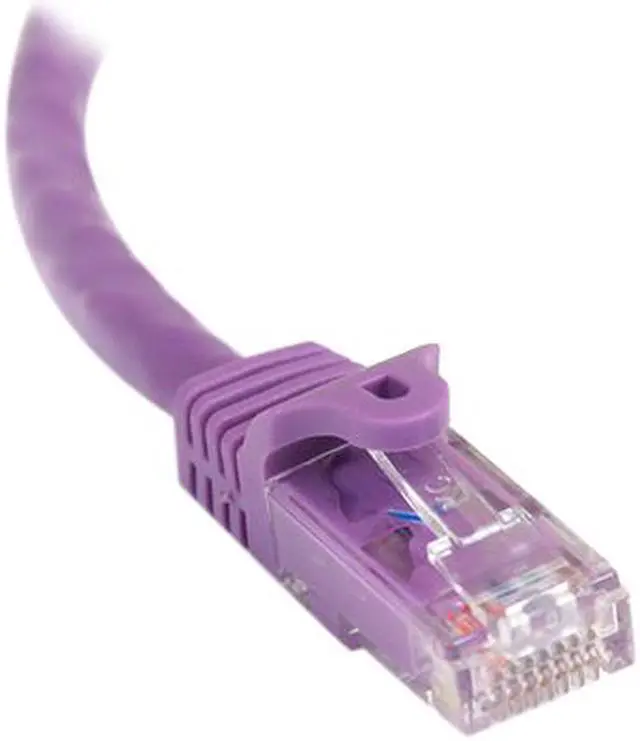 Alt view image 2 of 3 - StarTech.com N6PATCH100PL 100 ft. Cat 6 Purple Snagless UTP Patch Cable - ETL Verified