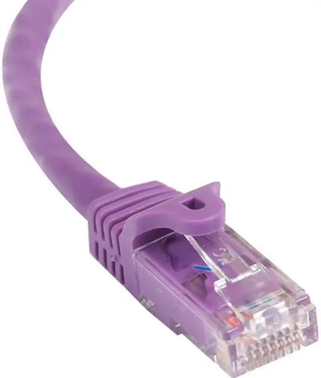 Alt view image 3 of 3 - StarTech.com N6PATCH100PL 100 ft. Cat 6 Purple Snagless UTP Patch Cable - ETL Verified