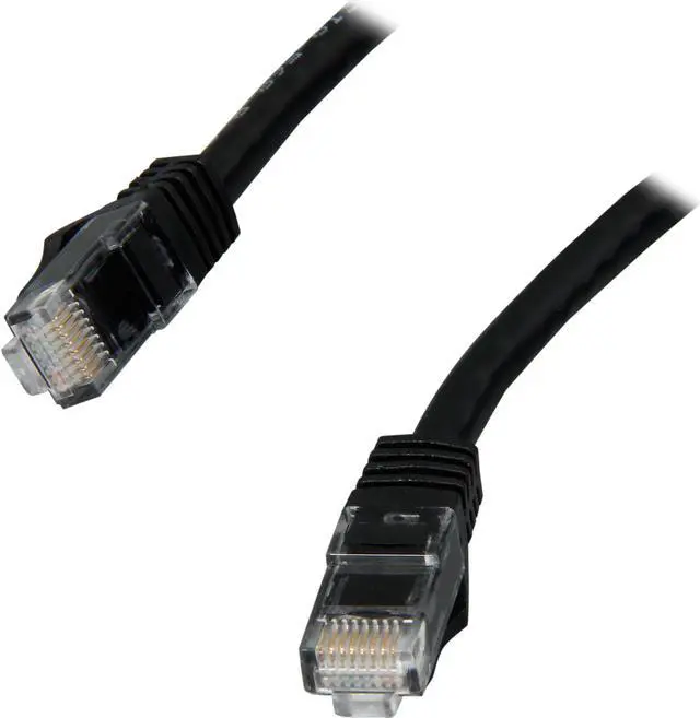 Main image of StarTech.com N6PATCH35BK 35 ft. Cat 6 Black Snagless UTP Patch Cable - ETL Verified