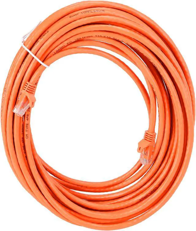 Alt view image 2 of 3 - StarTech.com N6PATCH35OR 35 ft. Cat 6 Orange Snagless UTP Patch Cable - ETL Verified