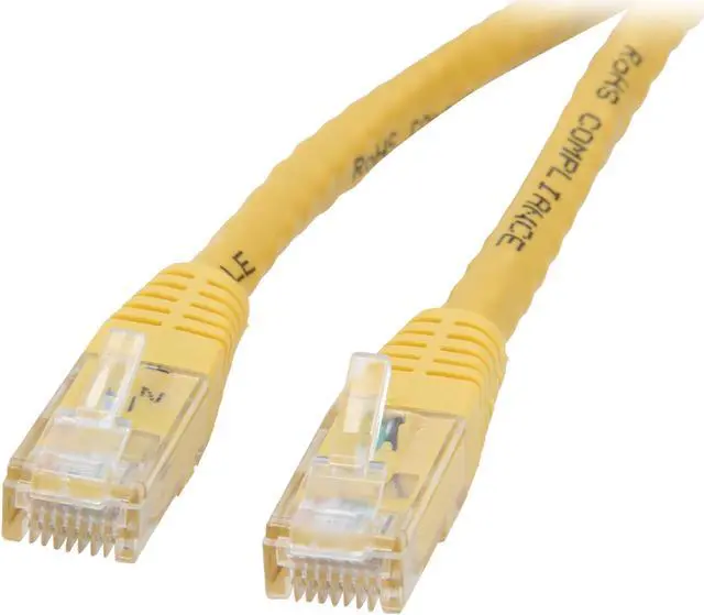 Main image of StarTech.com C6PATCH8YL 8 ft. Cat 6 Yellow Molded UTP Patch Cable