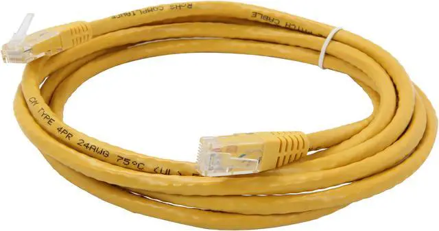 Alt view image 2 of 3 - StarTech.com C6PATCH8YL 8 ft. Cat 6 Yellow Molded UTP Patch Cable