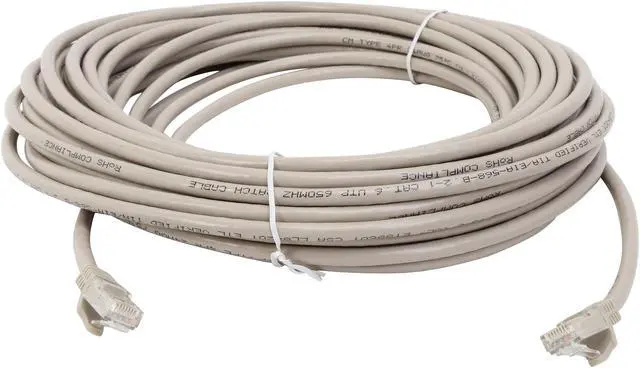 Alt view image 2 of 3 - StarTech.com N6PATCH50GR 50 ft. Cat 6 Gray Snagless UTP Patch Cable - ETL Verified