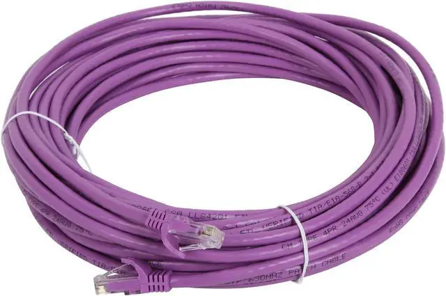 Alt view image 2 of 3 - StarTech.com N6PATCH50PL 50 ft. Cat 6 Purple Snagless UTP Patch Cable - ETL Verified