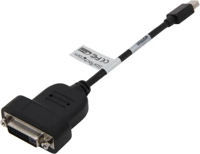 Alt view image 2 of 3 - StarTech.com MDP2DVIS Mini DisplayPort to DVI Adapter - 1080p - Single Link - Active - Mini DP (Thunderbolt) to DVI Monitor Adapter