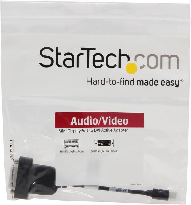Alt view image 3 of 3 - StarTech.com MDP2DVIS Mini DisplayPort to DVI Adapter - 1080p - Single Link - Active - Mini DP (Thunderbolt) to DVI Monitor Adapter