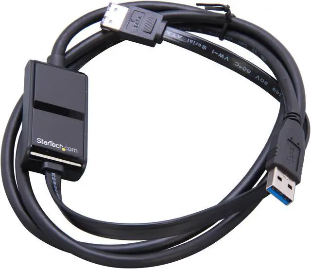 Alt view image 2 of 3 - StarTech.com USB3S2ESATA 3 ft SuperSpeed USB 3.0 to eSATA Cable Adapter