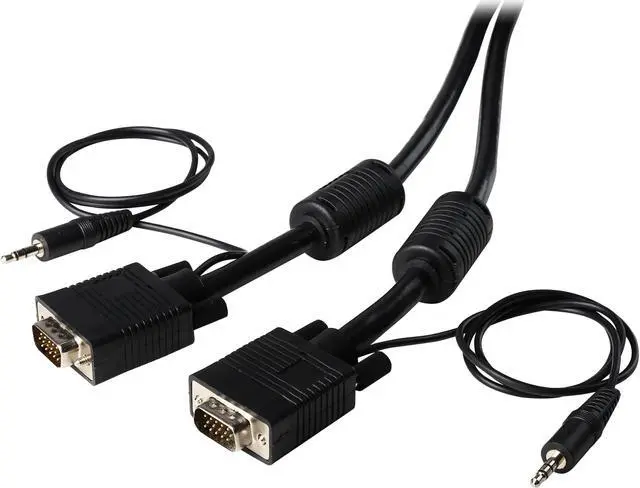 Main image of StarTech.com MXTHQMM15A 15 ft. Coax High Resolution Monitor VGA Cable with Audio