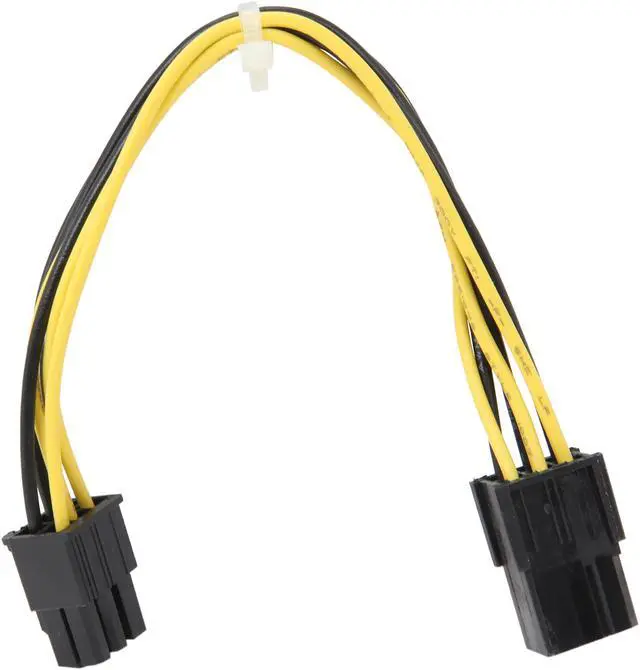 Alt view image 2 of 3 - StarTech.com PCIEPOWEXT 8 in. 6 pin PCI Express Power Extension Cable Female to Male