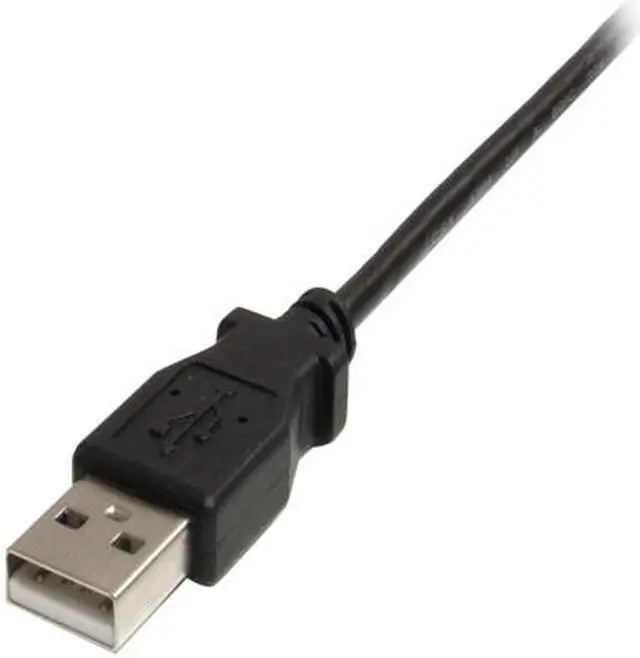 Alt view image 3 of 3 - StarTech.com USB2HABM3RA 3 ft Mini USB Cable - A to Right Angle Mini B