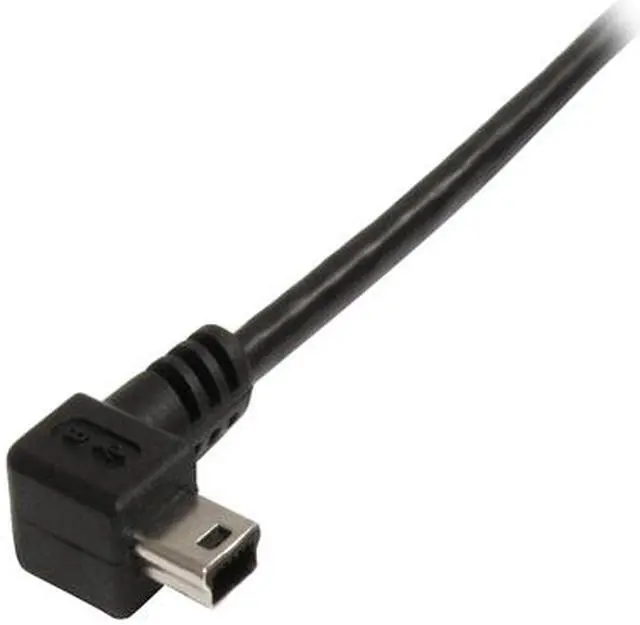 Alt view image 2 of 3 - StarTech.com USB2HABM6RA 6 ft Mini USB Cable - A to Right Angle Mini B