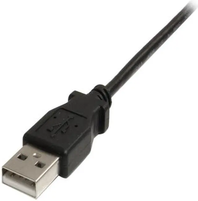 Alt view image 3 of 3 - StarTech.com USB2HABM6RA 6 ft Mini USB Cable - A to Right Angle Mini B