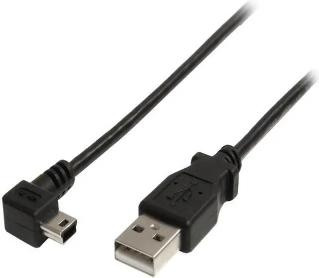 Main image of StarTech.com USB2HABM6RA 6 ft Mini USB Cable - A to Right Angle Mini B
