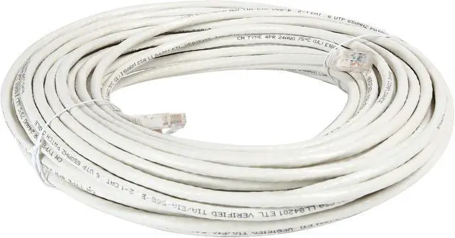 Alt view image 2 of 3 - StarTech.com N6PATCH75WH 75 ft. Cat 6 White Snagless Network Cable