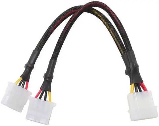 Main image of APEVIA CVT1424 1 x 4Pin To 2 x 4Pin Cable
