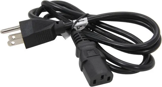Alt view image 2 of 3 - APEVIA Model PCORD 5 ft. Power cord