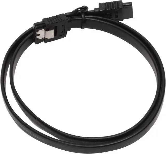 Alt view image 2 of 2 - APEVIA SATA24ML 2 ft. Serial ATA Data Cable with Metal Latch