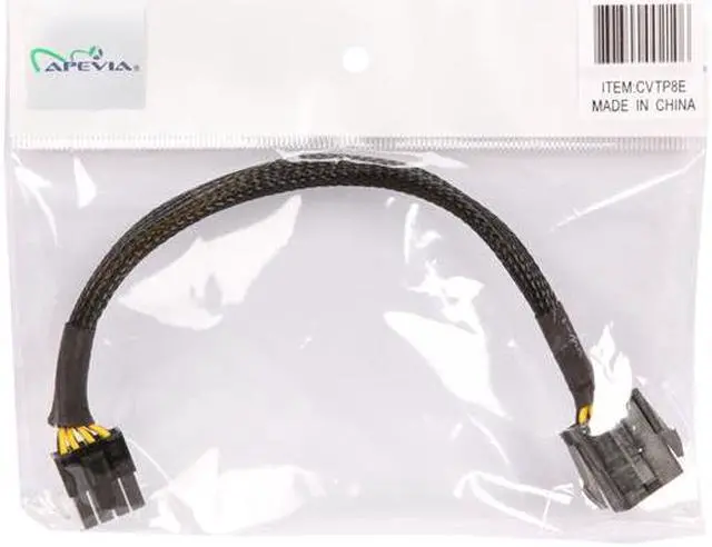 Alt view image 3 of 3 - APEVIA CVTP8E 9.5 in. Cable