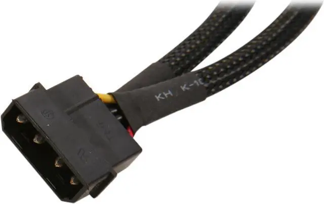 Alt view image 3 of 4 - APEVIA CVT425 4-Pin Molex to 2 SATA Cable