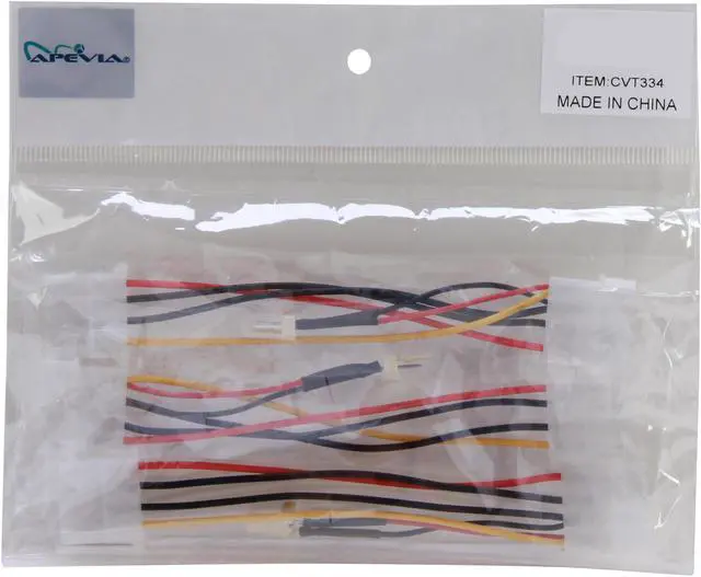 Alt view image 4 of 4 - APEVIA CVT334 Power 3 Pin to 4 Pin Fan Converter (3pk)