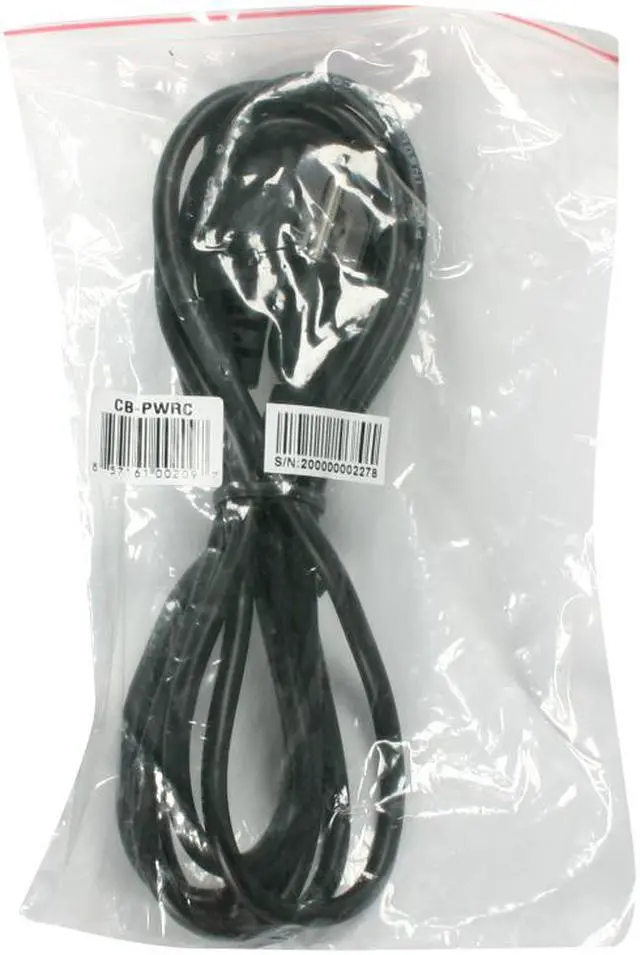 Alt view image 4 of 4 - SABRENT Model CB-PWRC 5 FT Power Cable