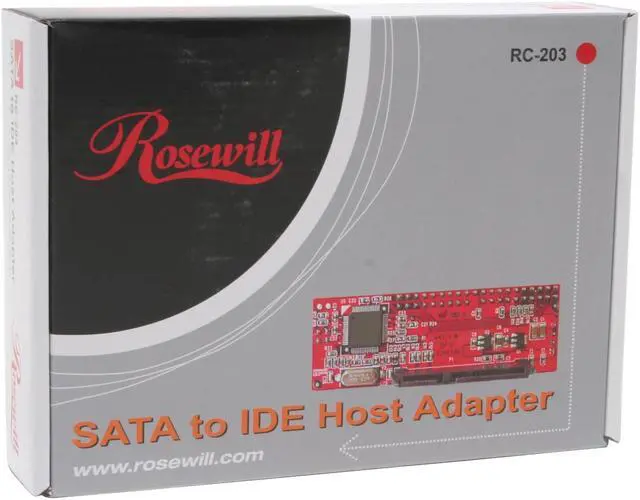 Alt view image 7 of 7 - Rosewill  RC-203 SATA to IDE Mini Vertical Bridge (for SATA device)