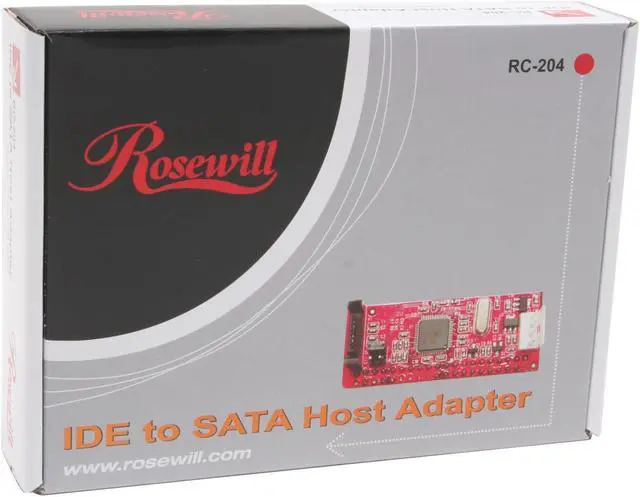 Alt view image 6 of 6 - Rosewill RC-204 IDE to SATA Mini Vertical Bridge (for IDE device)
