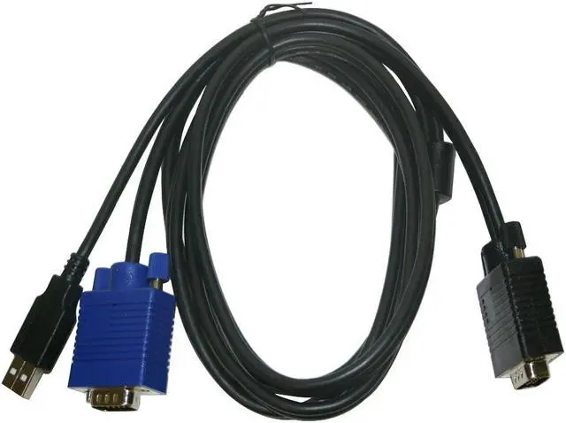 Alt view image 2 of 2 - LINKSKEY 6 ft. USB-VGA KVM Combo Cable C-KVM-SU6 - OEM