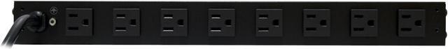 Alt view image 3 of 4 - CyberPower PDU15M2F12R Metered 1U 120V 15A 15 ft Power Distribution Units