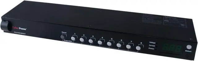 Main image of CyberPower PDU20SW8RNET Switched 120V 20A 10 ft Power Distribution Units