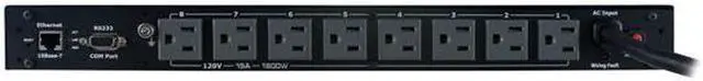 Alt view image 3 of 7 - CyberPower PDU20SW8RNET Switched 120V 20A 10 ft Power Distribution Units