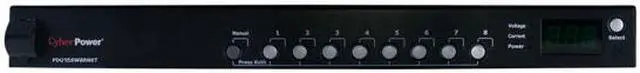 Alt view image 4 of 7 - CyberPower PDU20SW8RNET Switched 120V 20A 10 ft Power Distribution Units