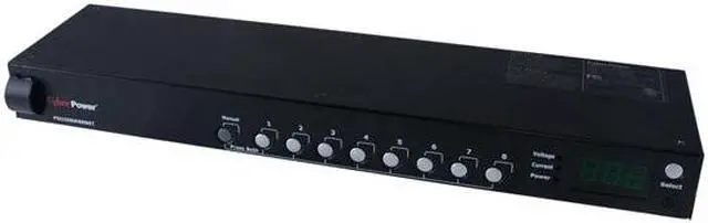 Alt view image 5 of 7 - CyberPower PDU20SW8RNET Switched 120V 20A 10 ft Power Distribution Units