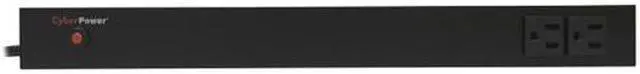 Alt view image 2 of 4 - CyberPower PDU15B2F12R Basic 1U 120V 15 ft. 14-Outlets Power Distribution Unit