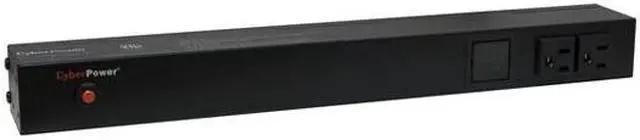 Alt view image 3 of 4 - CyberPower PDU15M2F8R Metered 1U 120V 15 A 15 ft. 10-Outlets Power Distribution Unit