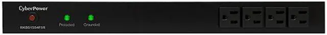 Main image of CyberPower RKBS15S2F10R 15 ft. 12 (4 x Front + 8 x Rear) Outlets 3600 J Surge Suppressor