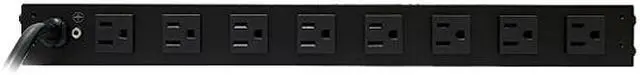 Alt view image 2 of 2 - CyberPower RKBS15S2F10R 15 ft. 12 (4 x Front + 8 x Rear) Outlets 3600 J Surge Suppressor