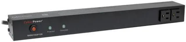 Main image of CyberPower RKBS15S2F12R 15 ft. Total: 14 (2 x Front, 12 x Rear) Outlets 3600 J Surge Suppressor