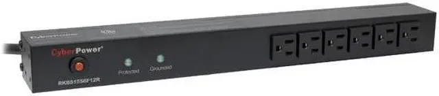 Main image of CyberPower RKBS15S6F8R 15 ft. 14 Outlets 3600 J Surge Suppressor