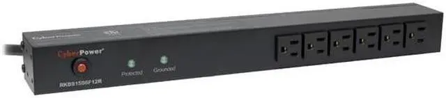 Main image of CyberPower RKBS15S6F12R 15 ft. 18 Outlets 3600 J Surge Suppressor