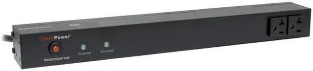 Main image of CyberPower RKBS20S2F10R 15 ft. 12 (2 x Front + 10 x Rear) Outlets 1,800 J Surge Suppressor