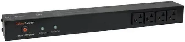 Main image of CyberPower RKBS20ST4F8R 15 ft. 12 (4 x Front + 8 x Rear) Outlets 1,800 J Surge Suppressor