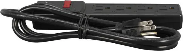 Alt view image 3 of 6 - CyberPower CSB404 4 Feet 4 Outlets 450 joule Surge Suppressor
