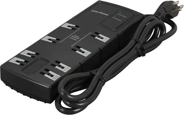 Main image of CyberPower CSB806 6 Feet 8 Outlets 1,800 Joules Surge Suppressor