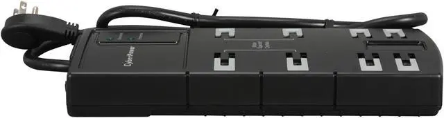 Alt view image 3 of 6 - CyberPower CSB806 6 Feet 8 Outlets 1,800 Joules Surge Suppressor
