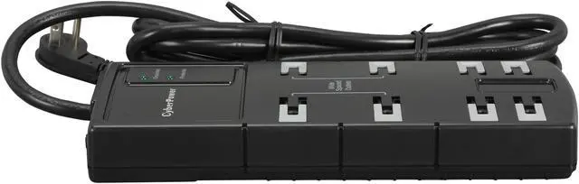 Alt view image 3 of 6 - CyberPower CSB808 8 Feet, 8 Outlets, 1800 Joules Surge Suppressor